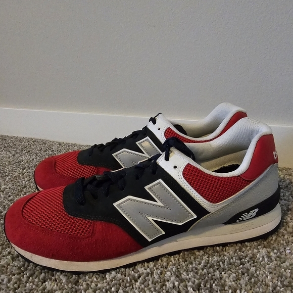 New Balance Men's 574 Pebbled Sport Team Shoes sz 12 - Picture 3 of 10